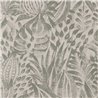 Casamance|Wallcovering linen ethnic floral pattern beige green|Wall Coverings