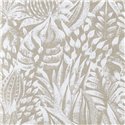 Casamance|Wallcovering linen ethnic floral pattern beige white|Wall Coverings