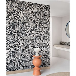 Casamance|Revestimiento pared liso tejidos naturales texturizados topo|Revestimientos de Pared 2
