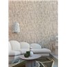 Casamance|Wallcovering linen watercolour flowers greige|Wall Coverings