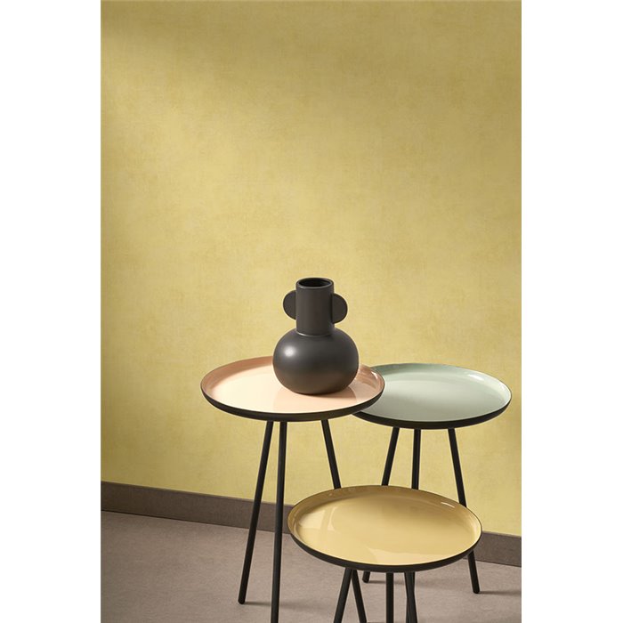 Casadeco|Falsch unifarbene Tapete mit getoastetem Beigeton und Patinaeffekt|Tapeten