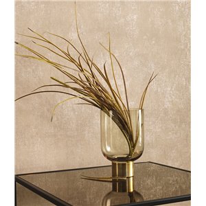 Casadeco|Vinyl wallpaper with olive green fabric effect|Solid Colors 2