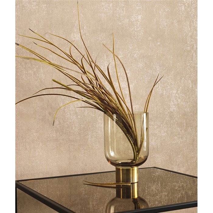 Papel pintado efecto desgastado beige arena - Casadeco Stone 2 80831405