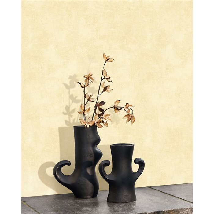 Casadeco|Vanilla beige distressed effect wallpaper|Wallpaper