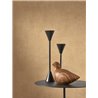 Casadeco|Caramel brown stone effect wallpaper|Wallpaper