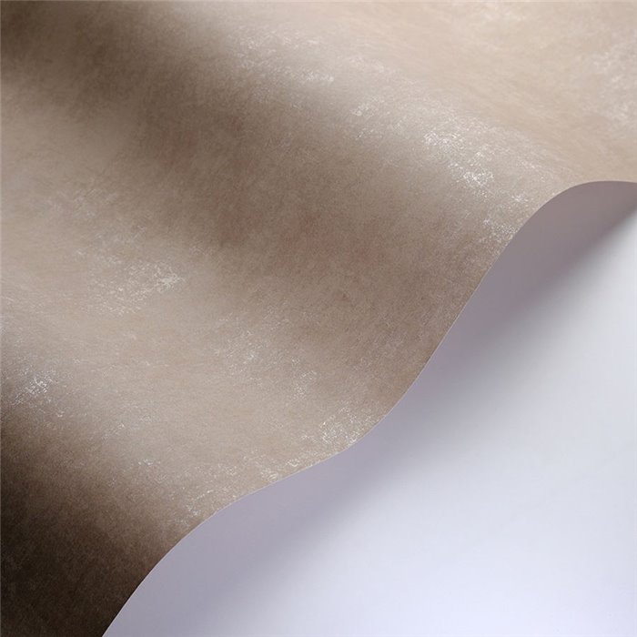 Casadeco|Plain wallpaper with patina or distressed effect in glazed brown|Wallpaper