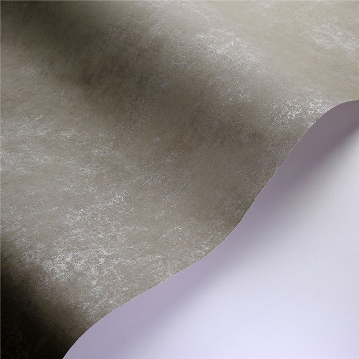 Casadeco|Papier peint effet vieilli ou patine marron truffe|Papier Peint