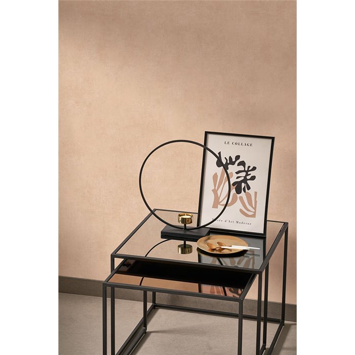 Casadeco|Tapete mit Vintage-Effekt in Aprikosenfarbe|Tapeten