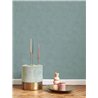 Casadeco|Papier peint stucco avec effet vieilli bleu gris|Papier Peint