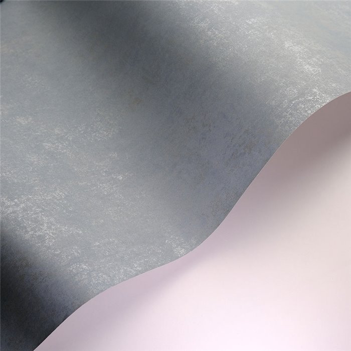 Casadeco|Papel pintado estuco con efecto desgastado azul grisáceo|Papel Pintado