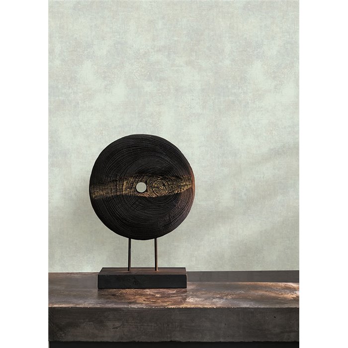 Casadeco|Aqua green stucco wallpaper with distressed effect|Wallpaper