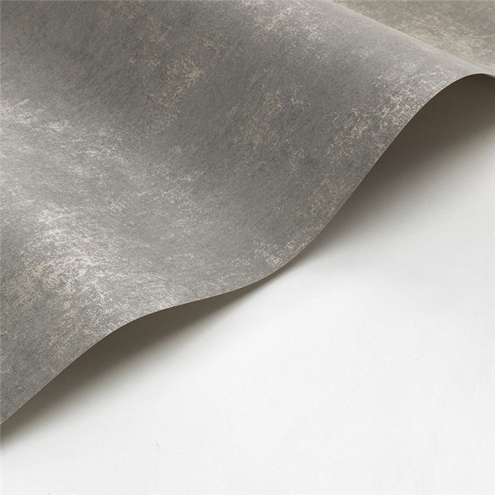 Casadeco|Papel pintado liso efecto pátina verde grisáceo|Papel Pintado
