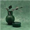 Casadeco|Stucco wallpaper with canopy green patina effect|Wallpaper
