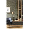 Casadeco|Faux uni vert kaki avec stucco|Papier Peint