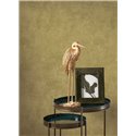 Casadeco|Papier peint uni avec effet stucco vert|Papier Peint
