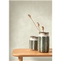 Casadeco|Papier peint uni gris pierre|Papier Peint
