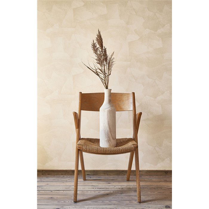 Casadeco|Papier peint effet chaux beige|Papier Peint