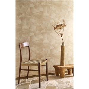 Marburg|Wallpaper white and brown modern 3D wood blocks|3D Effect 2