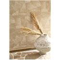 Casadeco|Beige toasted limewash effect wallpaper, modern rustic style|Stucco Imitation