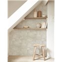 Casadeco|Light grey rustic style wallpaper with modern limewash effect|Stucco Imitation