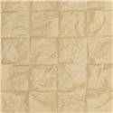 Casadeco|Tapete im orientalischen Stil, zerknitterter Origami-Effekt in Goldgelb|Tapeten