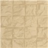 Casadeco|Papier peint style oriental, effet origami froissé jaune doré|Papier Peint