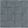 Casadeco|Tapete im japanischen Stil in Marineblau mit zerknittertem Origami-Effekt|Tapeten