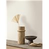 Casadeco|White micro-stripe wallpaper, elegant and minimalist|Wallpaper