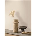 Casadeco|Elegant micro-striped beige wallpaper|Stripes