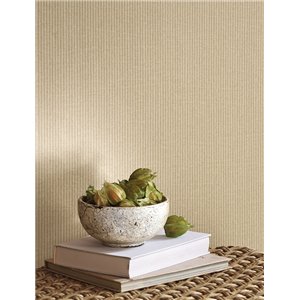 Casadeco|Papier peint rayures fines gris et blanc nacré|Rayures 2
