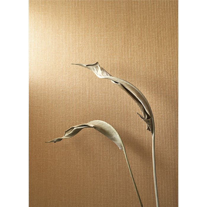 Casadeco|Brown fine-stripe wallpaper|Wallpaper