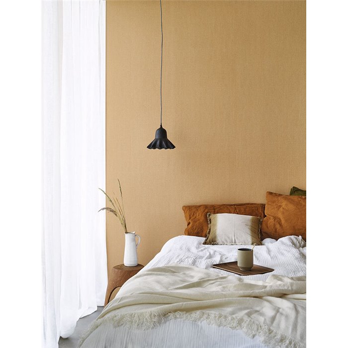 Casadeco|Brown fine-stripe wallpaper|Wallpaper