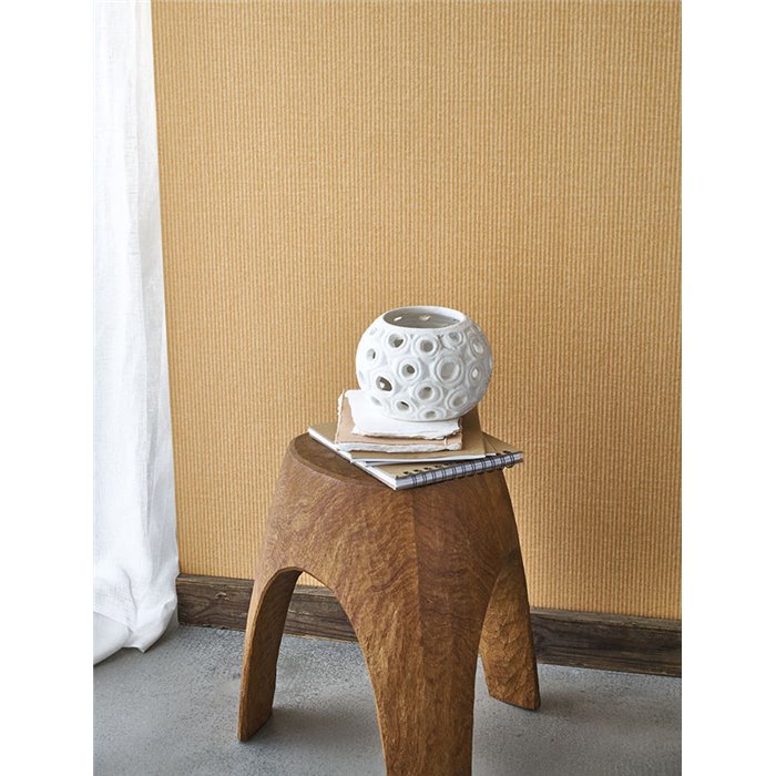 Casadeco|Brown fine-stripe wallpaper|Wallpaper