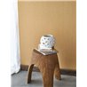 Casadeco|Brown fine-stripe wallpaper|Wallpaper