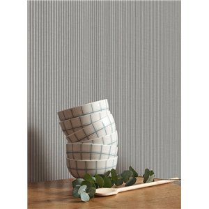 Casadeco|Papier peint rayures fines gris et blanc nacré|Rayures 2