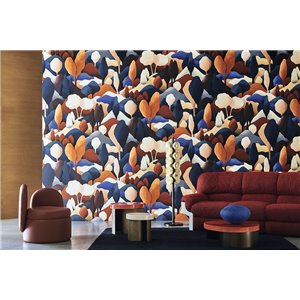 Casamance|Wallcovering acoustic modern geometric white|Wall Coverings 2