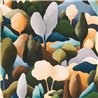 Casamance|Wallcovering velvet abstract landscape khaki ochre|Wall Coverings