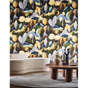 Casamance|Revestimiento pared acústico aterciopelado gris beige|Revestimientos de Pared 2