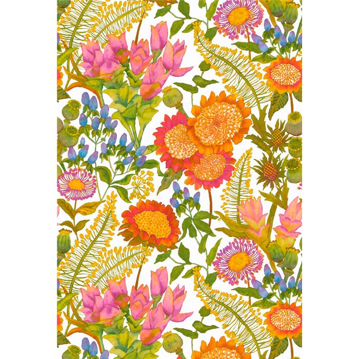 Casadeco|Wall mural wildflowers of Provence pattern|Wallmurals