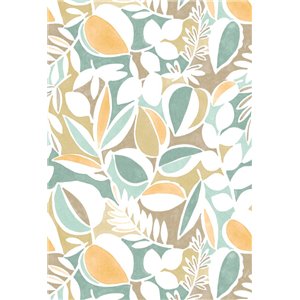 Eijffinger|Wall mural African floral motif blue ethnic|Wallmurals 2