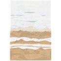 Casadeco|Papier peint panoramique paysage abstrait collines et dunes beige|Panoramiques
