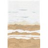 Casadeco|Papier peint panoramique paysage abstrait collines et dunes beige|Panoramiques