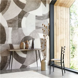 Caselio|Wall mural abstract striped multicolor landscape|Wallmurals