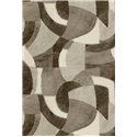 Casadeco|Papier peint panoramique motif géométrique abstrait courbes gris|Panoramiques