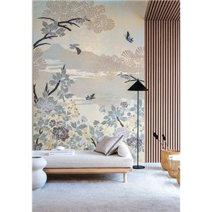 Eijffinger|Mural pared flores multicolor en paneles|Murales de Pared 2