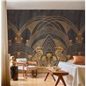Casamance|Wall mural arches and reflective herons Art Deco style|Wallmurals