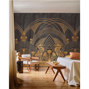 Rasch|Wall mural stucco watercolor effect blue|Wallmurals 2