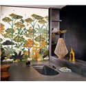 Casamance|Wall mural tropical forest exotic birds Art Nouveau style|Wallmurals