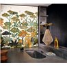 Casamance|Wall mural tropical forest exotic birds Art Nouveau style|Wallmurals