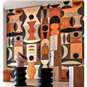 Casamance|Wall mural abstract composition geometric shapes mid-century|L'atelier